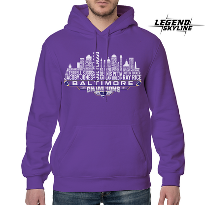 Baltimore Dream Team Football XLVII Champions 2013, Baltimore City Skyline Shirt