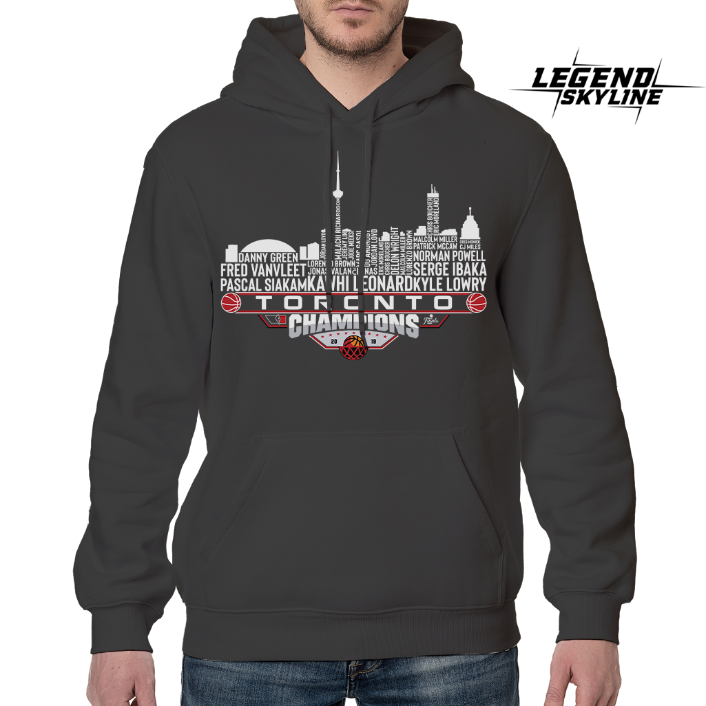 Toronto Dream Team Basketball Champions 2019, Toronto City Skyline Shirt