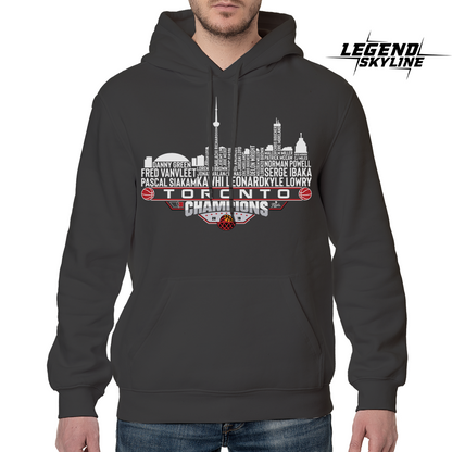 Toronto Dream Team Basketball Champions 2019, Toronto City Skyline Shirt