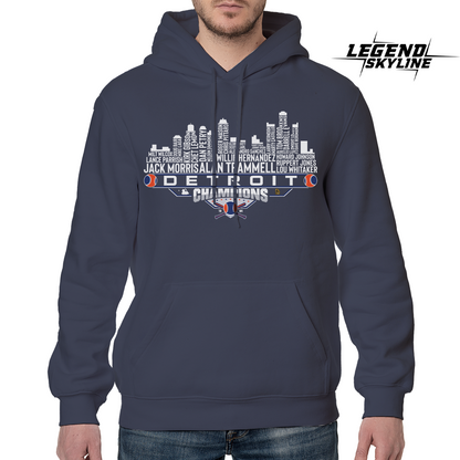 Detroit Dream Team Baseball Champions 1984, Detroit City Skyline Shirt