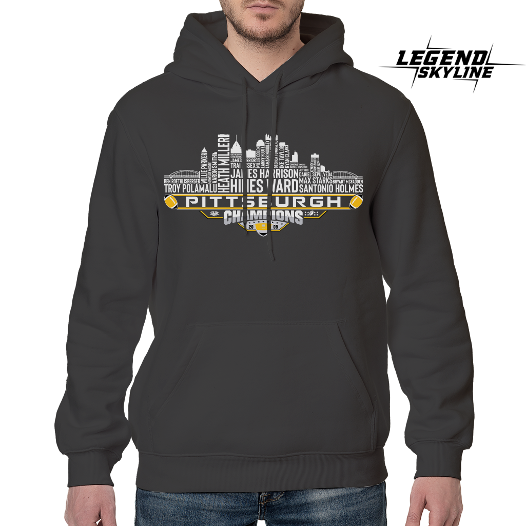 Pittsburgh Dream Team Football XLIII Champions 2009, Pittsburgh City Skyline Shirt