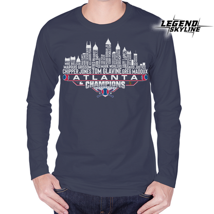 Atlanta Dream Team Baseball Champions 1995, Atlanta City Skyline Shirt