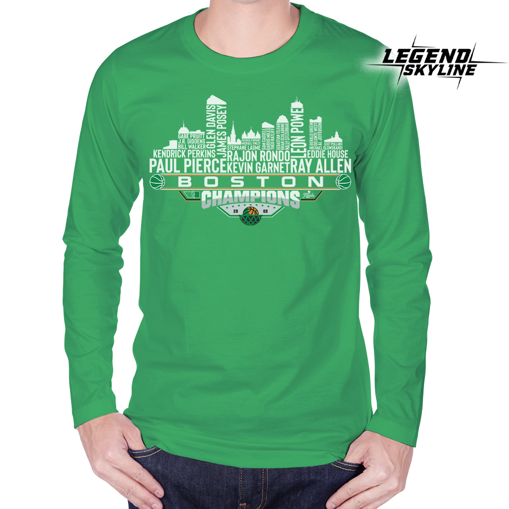 Boston Dream Team Basketball Champions 2008, Boston City Skyline Shirt