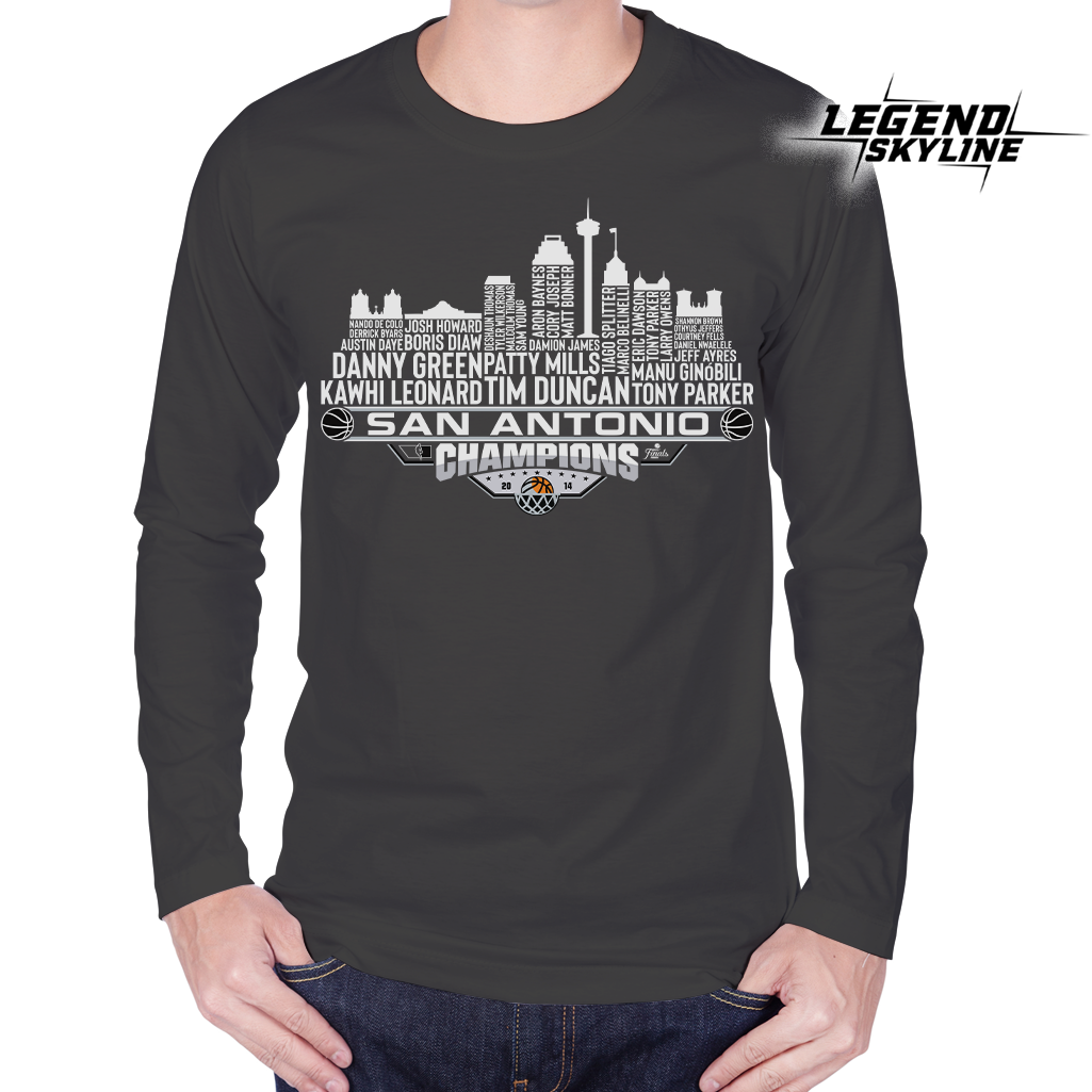 San Antonio Dream Team Basketball Champions 2014, San Antonio City Skyline Shirt