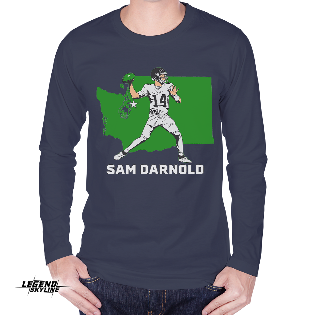 Sam Darnold State Star Seattle Football Shirt