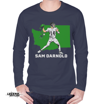Sam Darnold State Star Seattle Football Shirt