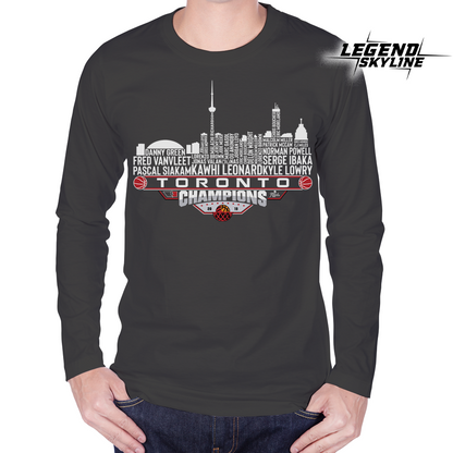 Toronto Dream Team Basketball Champions 2019, Toronto City Skyline Shirt