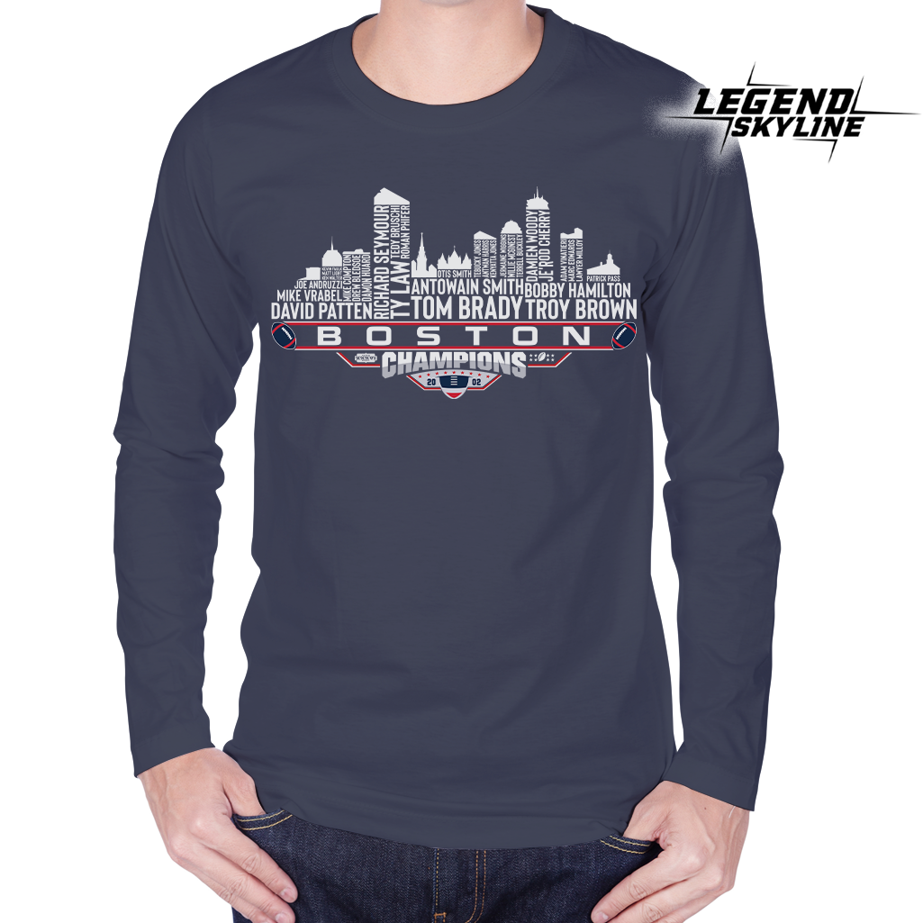 New England Dream Team Football XXXVI Champions 2002, New England City Skyline Shirt
