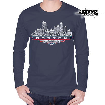 New England Dream Team Football XXXVI Champions 2002, New England City Skyline Shirt