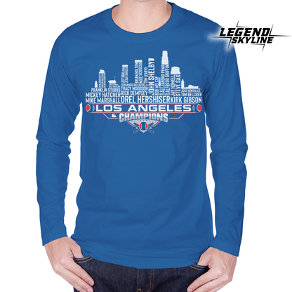 Los Angeles Dream Team Baseball Champions 1988, Los Angeles City Skyline Shirt