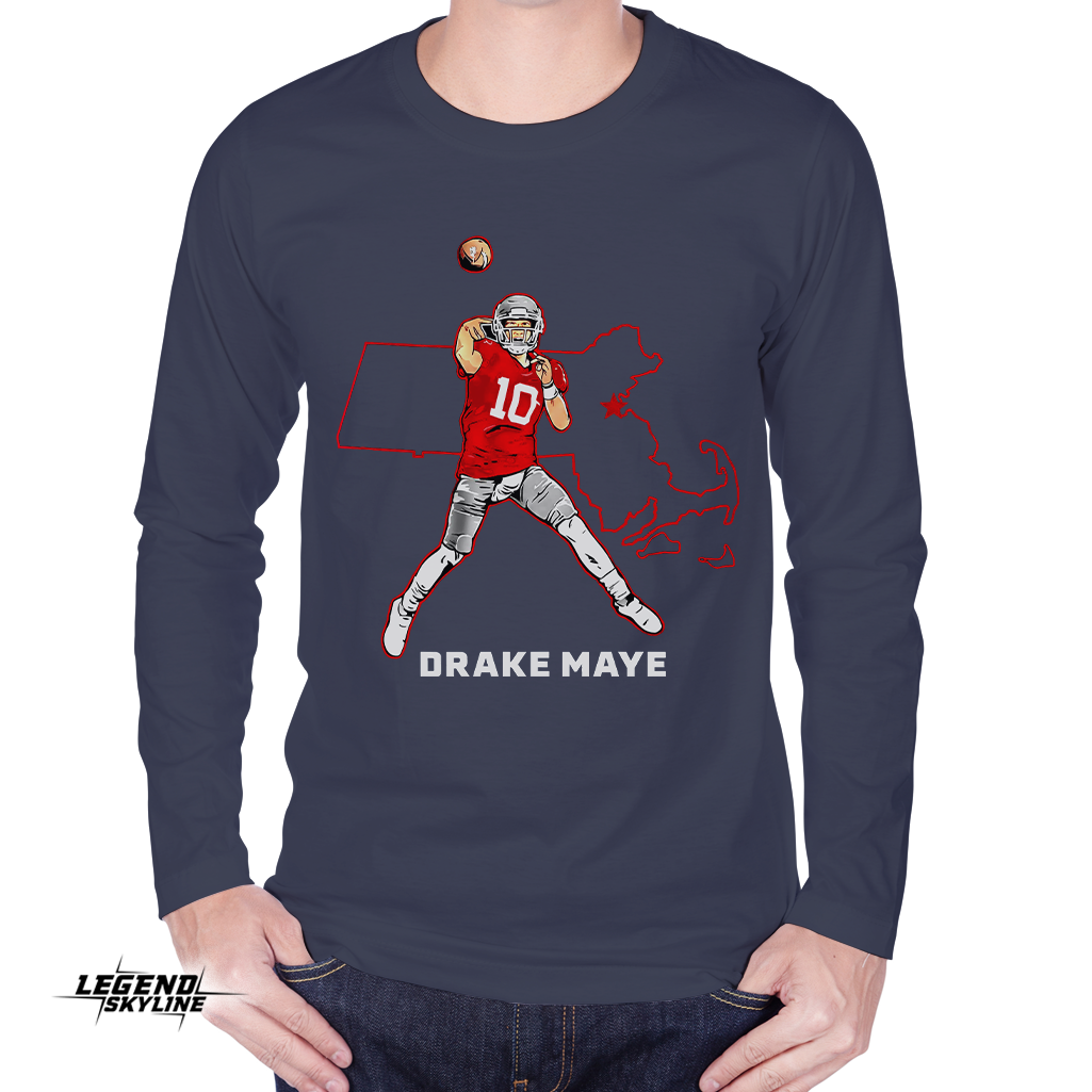 Drake Maye State Star Football Shirt