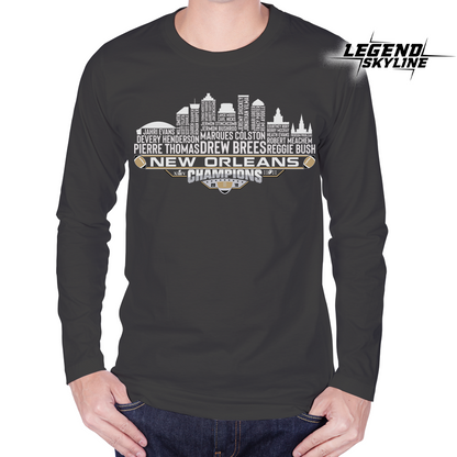 New Orleans Dream Team Football XLIV Champions 2010, New Orleans City Skyline Shirt
