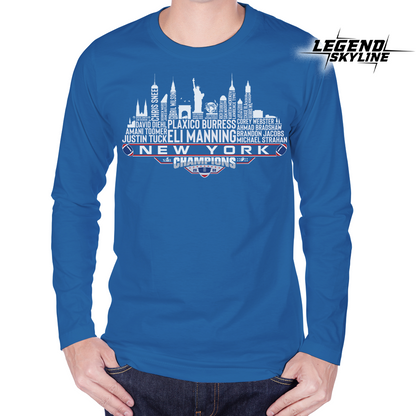 New York Dream Team Football XLII Champions 2008, New York City Skyline Shirt