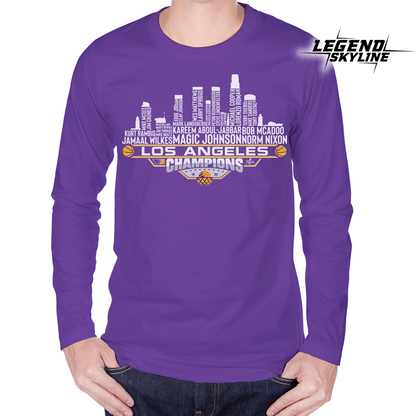 Los Angeles Dream Team Basketball Champions 1982, Los Angeles City Skyline Shirt
