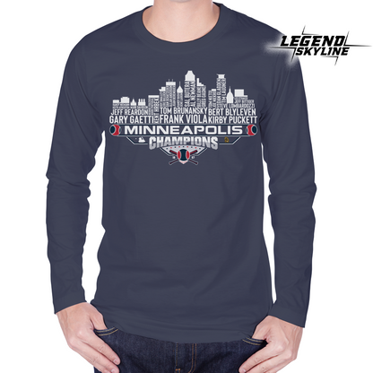 Minnesota Dream Team Baseball Champions 1987, Minneapolis City Skyline Shirt