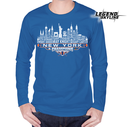 New York Dream Team Baseball Champions 1986, New York City Skyline Shirt