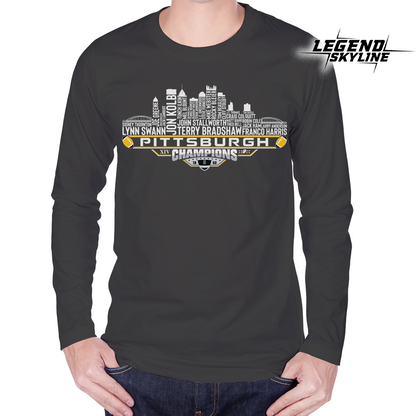 Pittsburgh Dream Team Football XIV Champions 1980, Pittsburgh City Skyline Shirt