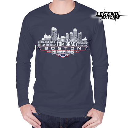 New England Dream Team Football XLIX Champions 2015, New England City Skyline Shirt