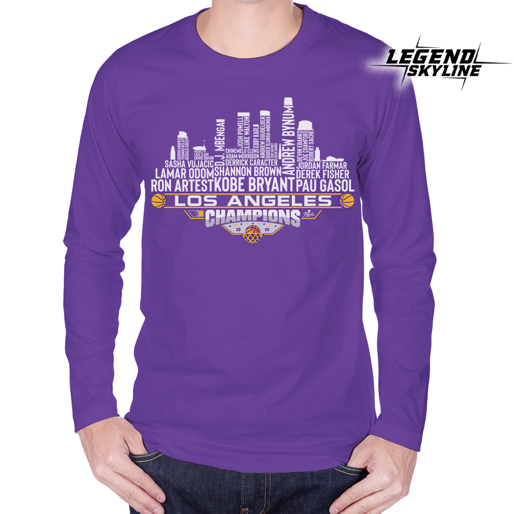 Los Angeles Dream Team Basketball Champions 2009, Los Angeles City Skyline Shirt
