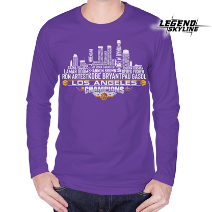 Los Angeles Dream Team Basketball Champions 2009, Los Angeles City Skyline Shirt
