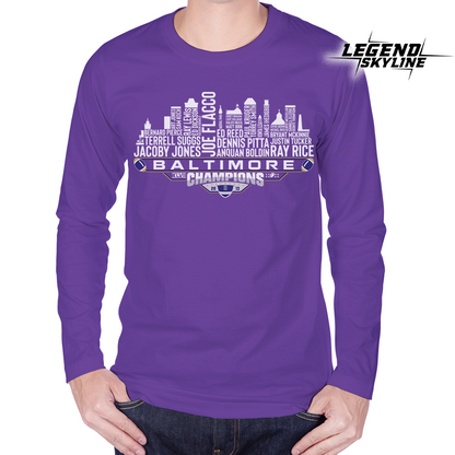 Baltimore Dream Team Football XLVII Champions 2013, Baltimore City Skyline Shirt