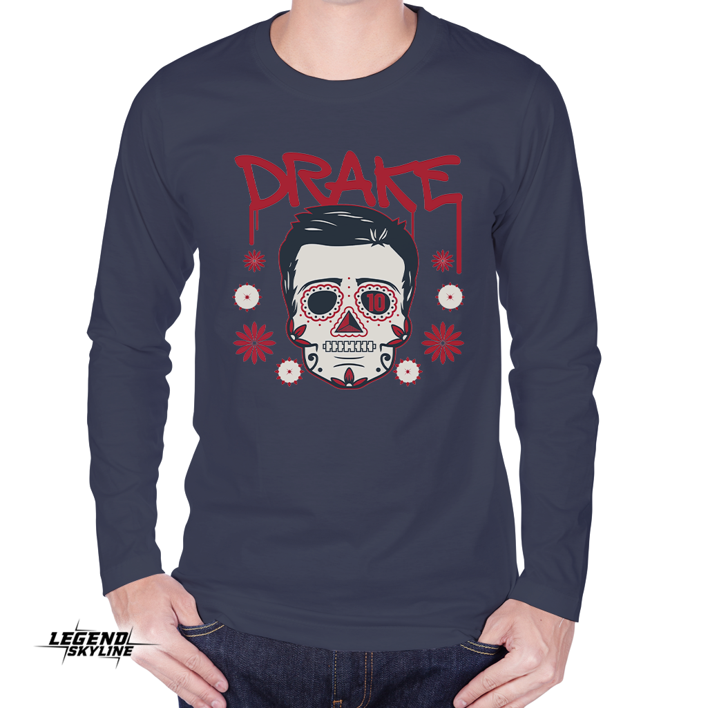 Drake Maye Sugar Skull Remix Football Shirt