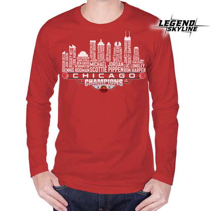 Chicago Dream Team Basketball Champions 1997, Chicago City Skyline Shirt