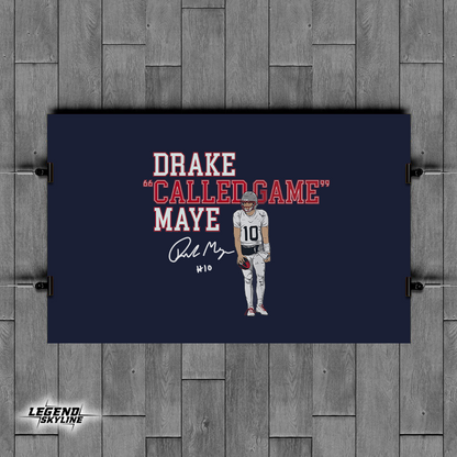 Drake Maye – Called Game Football Shirt