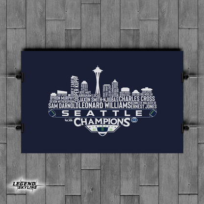 Seattle Super Champions LX Football 2026 Bowl Dream Team Seattle Skyline