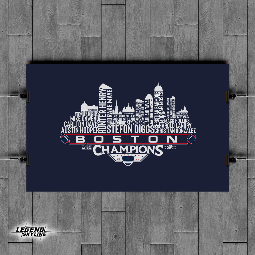 New England Super Champions LX Football 2026 Bowl Dream Team Boston Skyline