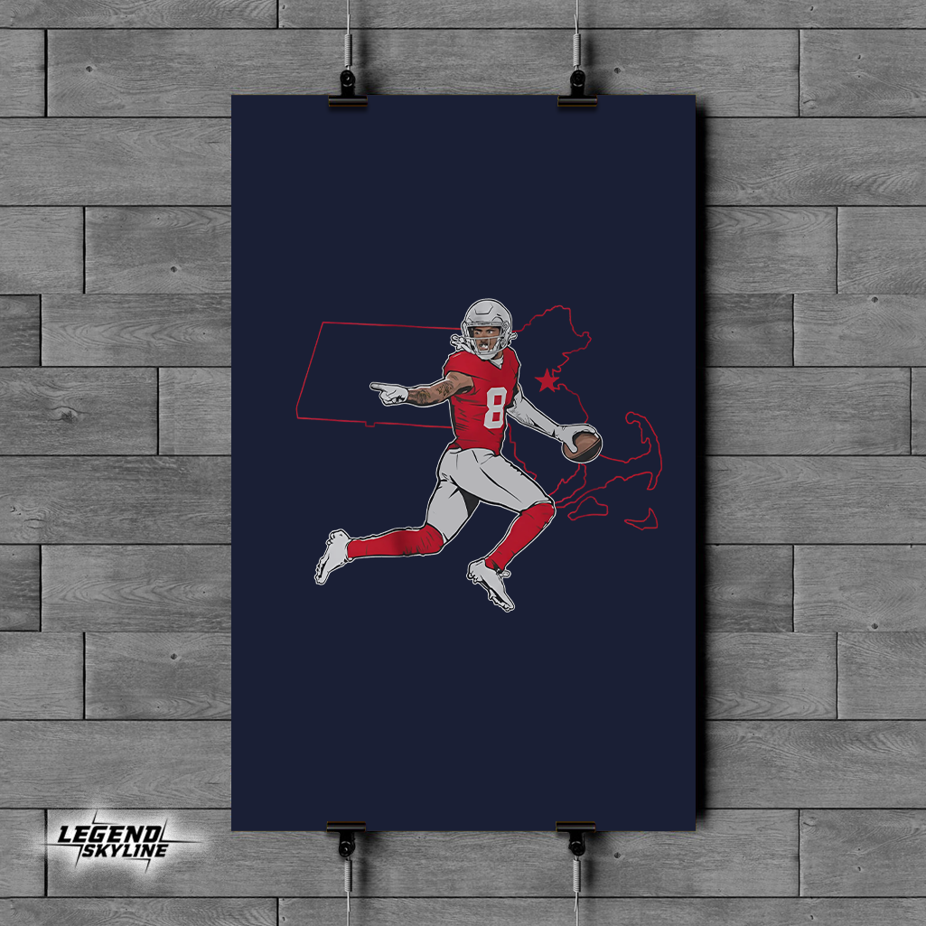 Stefon Diggs – State Star New England Football Shirt