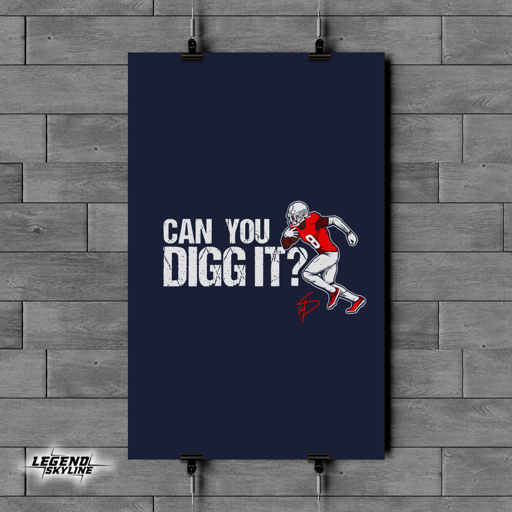 Stefon Diggs – Can You Digg It New England Football Shirt