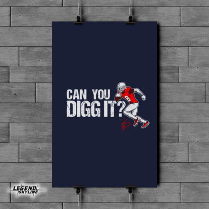 Stefon Diggs – Can You Digg It New England Football Shirt