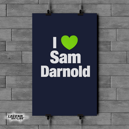 I Heart Sam Darnold Football Shirt