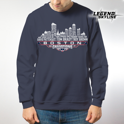 New England Dream Team Football XXXVI Champions 2002, New England City Skyline Shirt