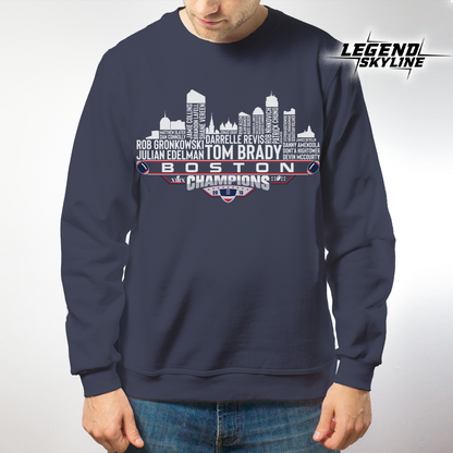 New England Dream Team Football XLIX Champions 2015, New England City Skyline Shirt