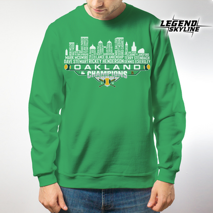 Oakland Dream Team Baseball Champions 1989, Oakland City Skyline Shirt