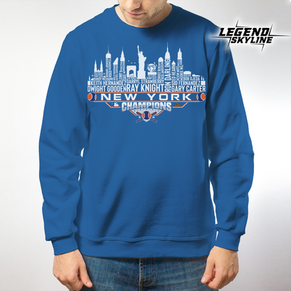 New York Dream Team Baseball Champions 1986, New York City Skyline Shirt