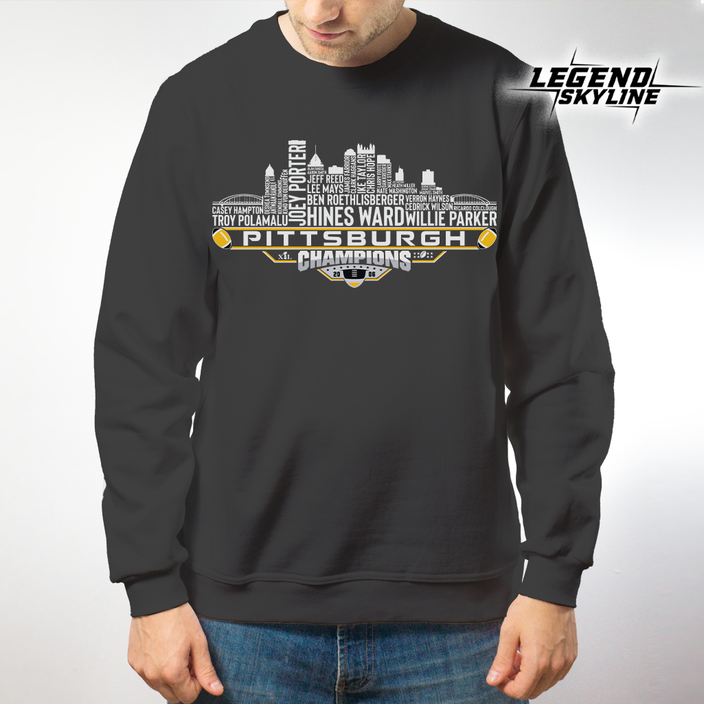 Pittsburgh Dream Team Football XL Champions 2006, Pittsburgh City Skyline Shirt
