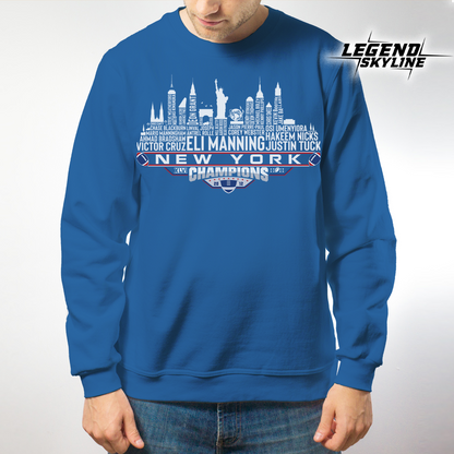 New York Dream Team Football XLVI Champions 2012, New York City Skyline Shirt