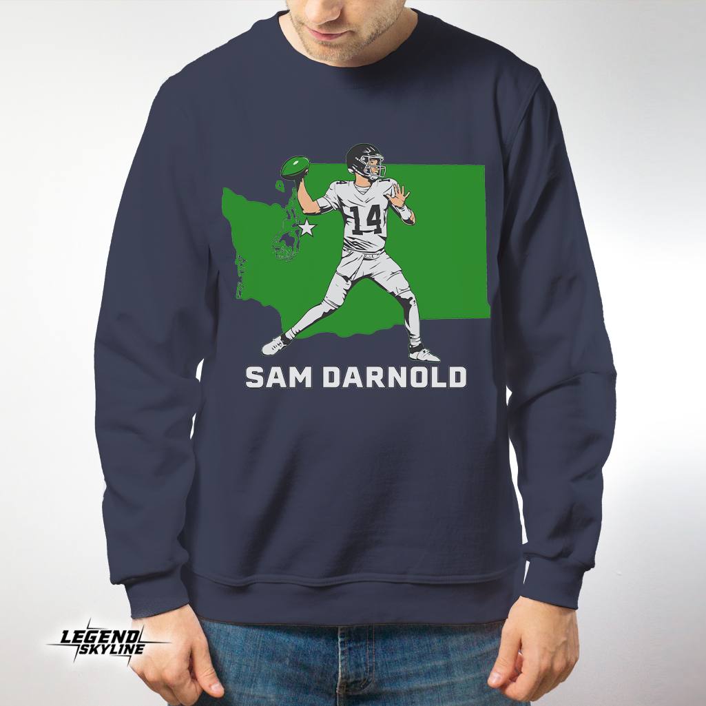 Sam Darnold State Star Seattle Football Shirt