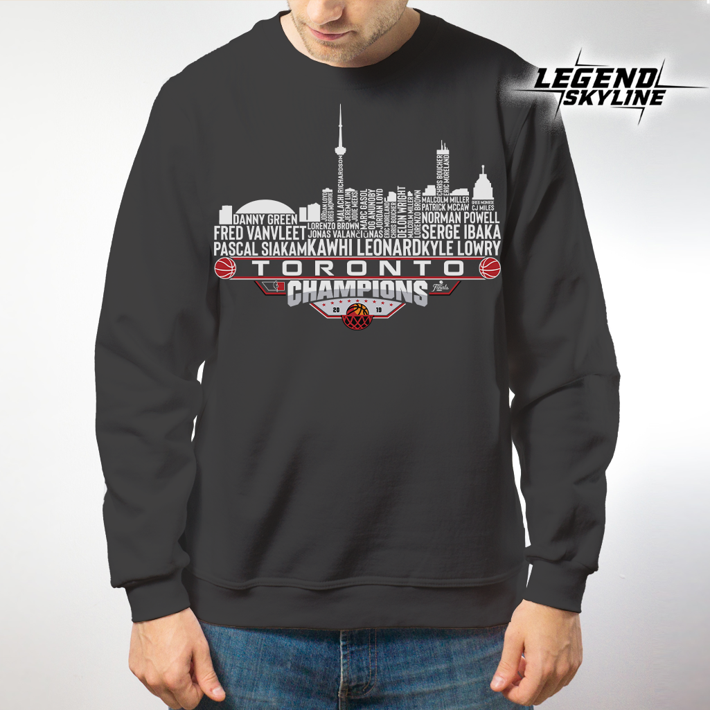 Toronto Dream Team Basketball Champions 2019, Toronto City Skyline Shirt