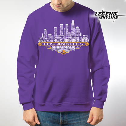 Los Angeles Dream Team Basketball Champions 1982, Los Angeles City Skyline Shirt