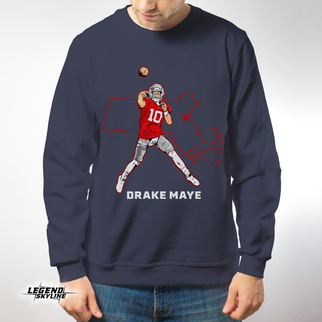 Drake Maye State Star Football Shirt