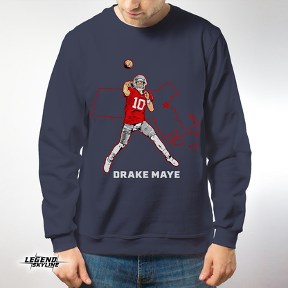 Drake Maye State Star Football Shirt