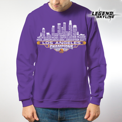 Los Angeles Dream Team Basketball Champions 1985, Los Angeles City Skyline Shirt