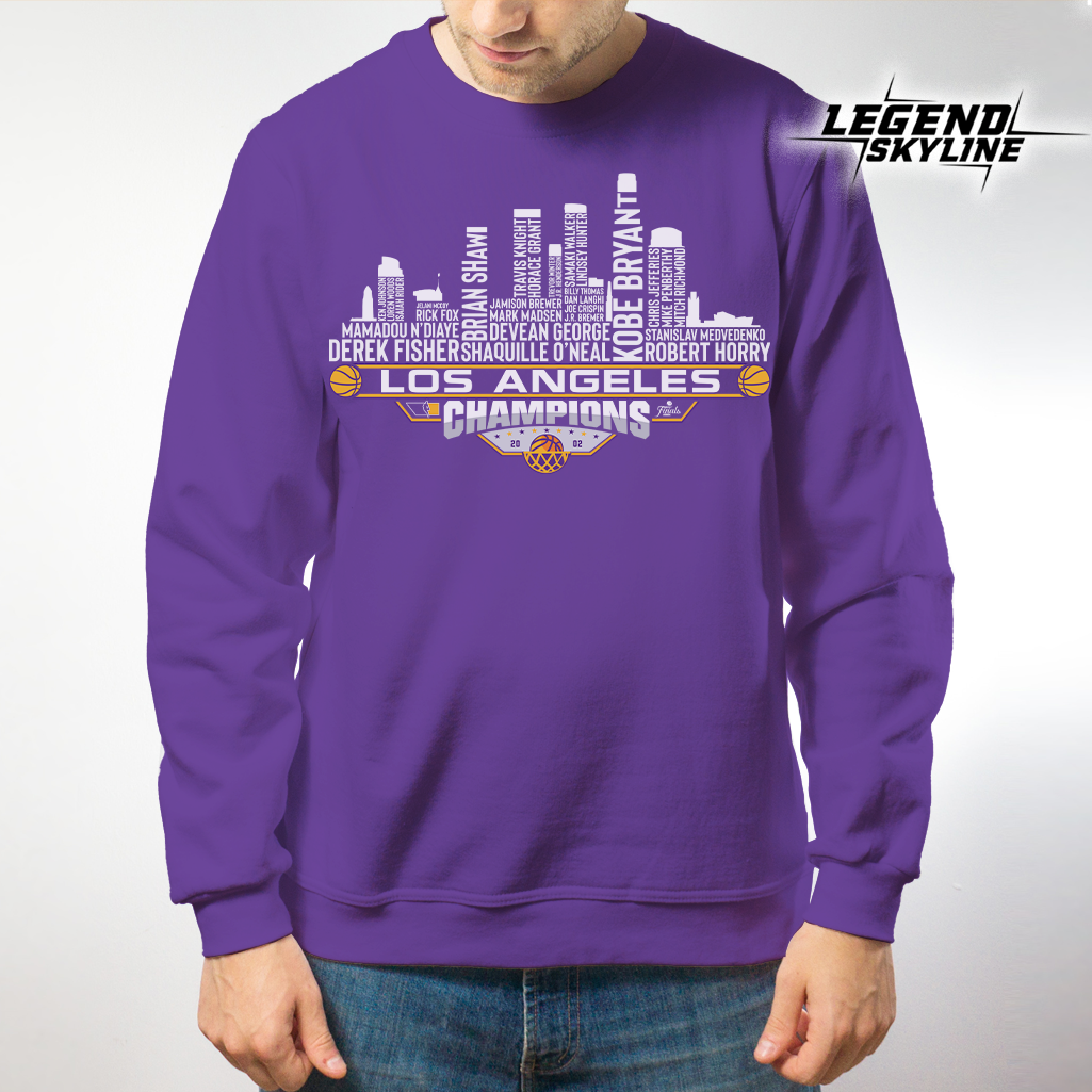 Los Angeles Dream Team Basketball Champions 2002 , Los Angeles City Skyline Shirt