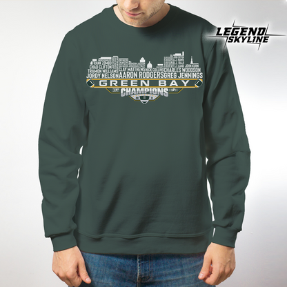 Green Bay Dream Team Football XLV Champions 2011, Green Bay City Skyline Shirt