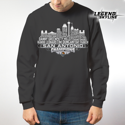 San Antonio Dream Team Basketball Champions 2014, San Antonio City Skyline Shirt