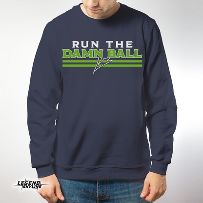 Kenneth Walker Run The Damn Ball Football Shirt